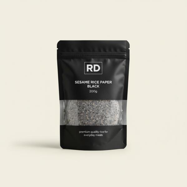 RD Sesame Rice Paper Black200g