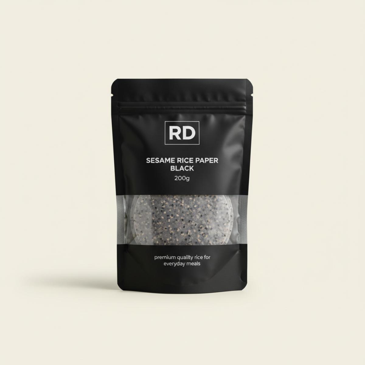 RD Sesame Rice Paper Black200g