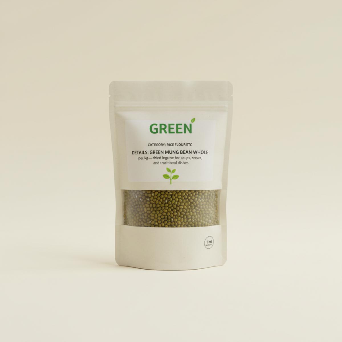 Green Mung Bean Whole per kg