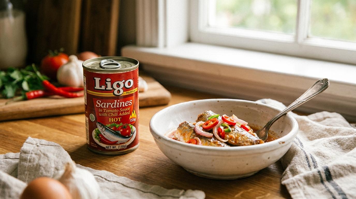 Ligo Sardines Tmt Hot 155g