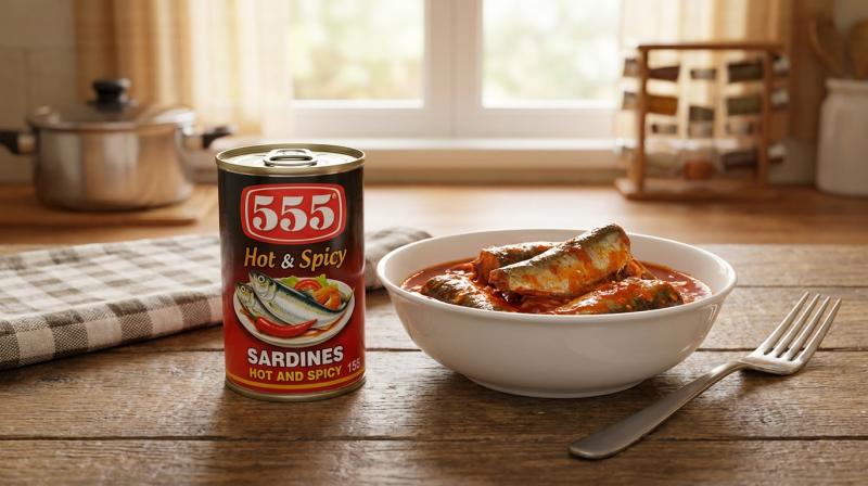 555 Sardines Hot and Spicy 155