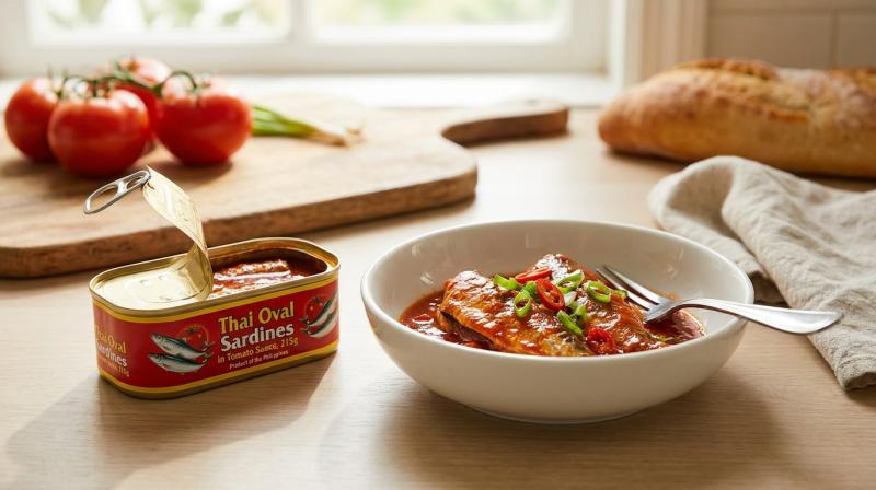 Thai Oval Sardines Tomato 215g