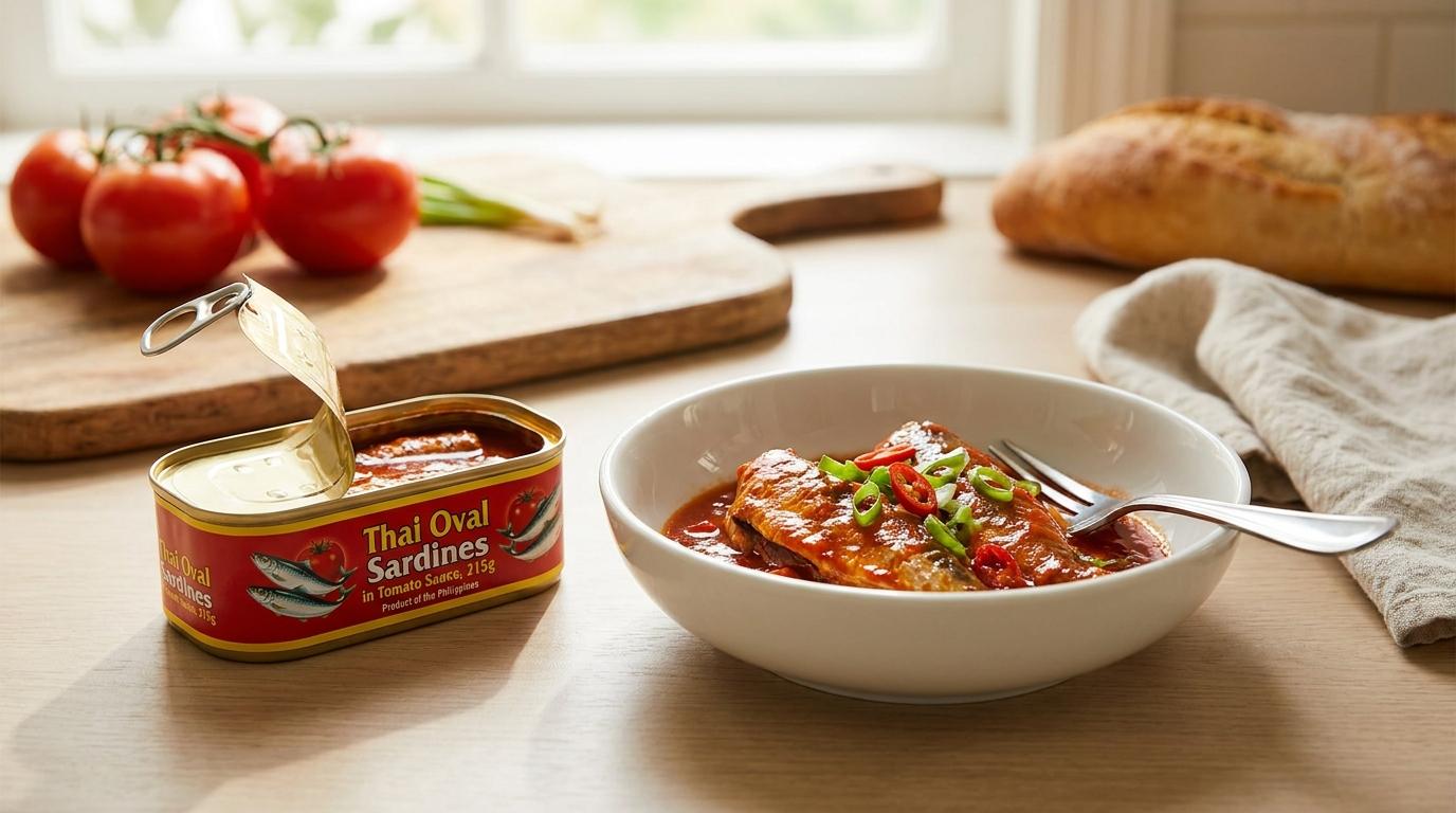 Thai Oval Sardines Tomato 215g