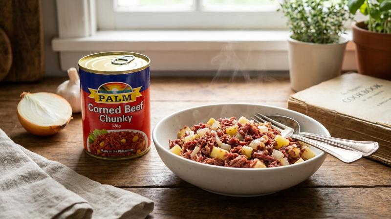 Palm Corned Beef Chunky 326g