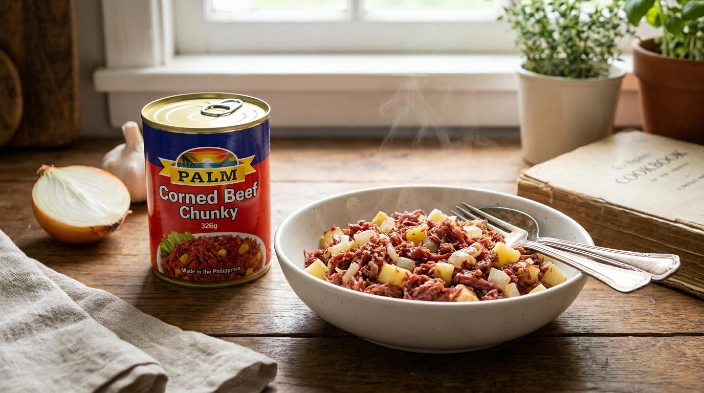 Palm Corned Beef Chunky 326g