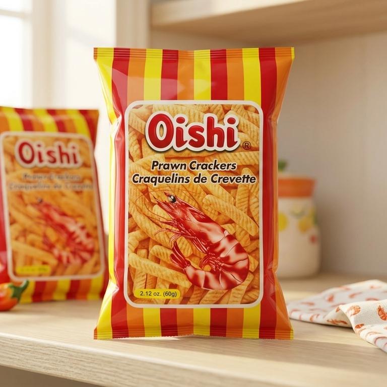 Oishi Prawn Crackers Reg. 60g
